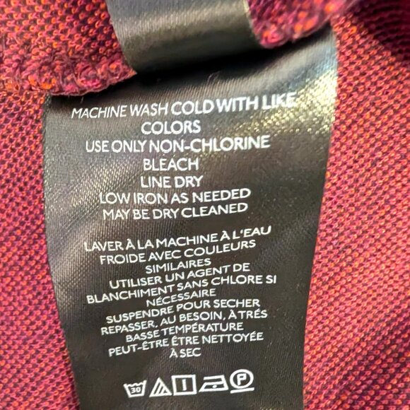 Anthropologie | Plum Knit Flare Pants with Abstract Floral Print | Size XS - Picture 12 of 15